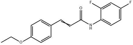 N-(2,4-DIFLUOROPHENYL)-3-(4-ETHOXYPHENYL)ACRYLAMIDE