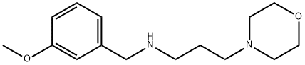 N-(3-METHOXYBENZYL)-N-(3-MORPHOLIN-4-YLPROPYL)AMINE