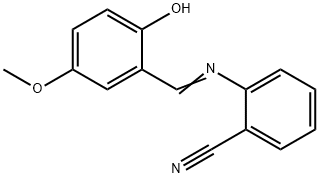 2-([(E)-(2-HYDROXY-5-METHOXYPHENYL)METHYLIDENE]AMINO)BENZENECARBONITRILE