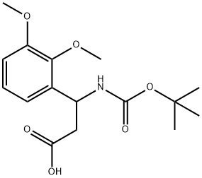 3-(2,3-dimethoxyphenyl)-3-[(2-methylpropan-2-yl)oxycarbonylamino]propanoic acid