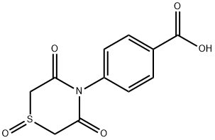 4-(1,3,5-trioxo-1lambda4-thiomorpholin-4-yl)benzoic acid