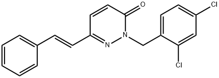 2-(2,4-DICHLOROBENZYL)-6-STYRYL-3(2H)-PYRIDAZINONE