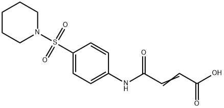 2-Butenoic acid, 4-oxo-4-[[4-(1-piperidinylsulfonyl)phenyl]amino]-
