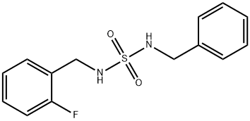 N-BENZYL-N'-(2-FLUOROBENZYL)SULFAMIDE