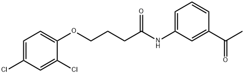 N-(3-乙酰基苯基)-4-(2,4-二氯苯氧基)丁酰胺