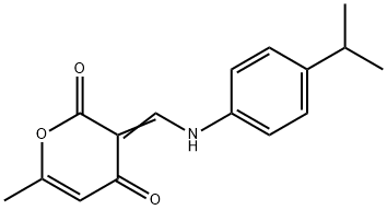 3-[(4-ISOPROPYLANILINO)METHYLENE]-6-METHYL-2H-PYRAN-2,4(3H)-DIONE
