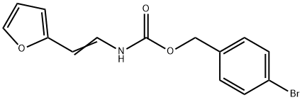 (4-bromophenyl)methyl N-[(E)-2-(furan-2-yl)ethenyl]carbamate