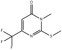 4(3H)-Pyrimidinone, 3-methyl-2-(methylthio)-6-(trifluoromethyl)-