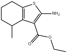 2-氨基-4-甲基-4,5,6,7-四氢苯并[B]噻吩-3-羧酸乙酯