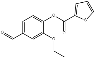 2-ETHOXY-4-FORMYLPHENYL THIOPHENE-2-CARBOXYLATE