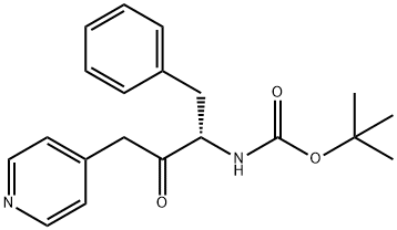 Carbamic acid, N-[(1S)-2-oxo-1-(phenylmethyl)-3-(4-pyridinyl)propyl]-, 1,1-dimethylethyl ester