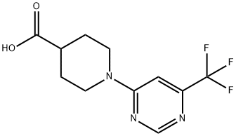 1-[6-(三氟甲基)嘧啶-4-基]哌啶-4-羧酸