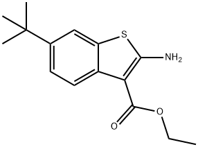 2-amino-6-tert-butyl-benzothiophene-3-carboxylic acid ethyl ester