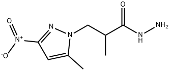 2-甲基-3-(5-甲基-3-硝基-1H-吡唑-1-基)丙烷HYDRAZIDE