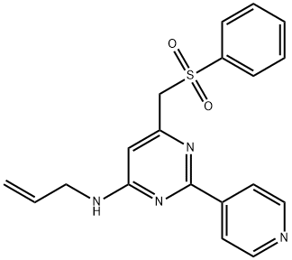 N-ALLYL-N-[6-[(PHENYLSULFONYL)METHYL]-2-(4-PYRIDINYL)-4-PYRIMIDINYL]AMINE