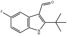 1H-Indole-3-carboxaldehyde, 2-(1,1-dimethylethyl)-5-fluoro-