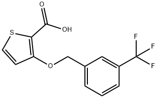 3-([3-(TRIFLUOROMETHYL)BENZYL]OXY)-2-THIOPHENECARBOXYLIC ACID