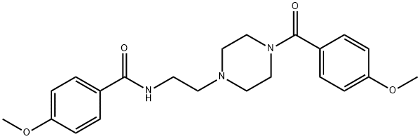 4-methoxy-N-{2-[4-(4-methoxybenzoyl)piperazin-1-yl]ethyl}benzamide