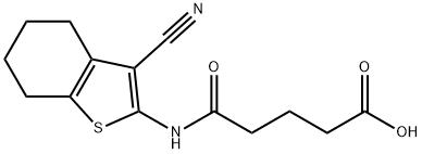 5-[(3-CYANO-4,5,6,7-TETRAHYDRO-1-BENZOTHIEN-2-YL)AMINO]-5-OXOPENTANOIC ACID