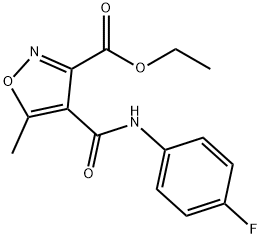 ETHYL 4-[(4-FLUOROANILINO)CARBONYL]-5-METHYL-3-ISOXAZOLECARBOXYLATE