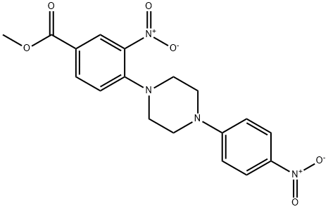 METHYL 3-NITRO-4-[4-(4-NITROPHENYL)PIPERAZINO]BENZENECARBOXYLATE