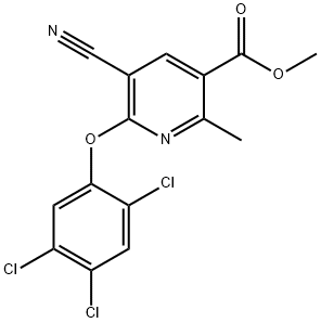 METHYL 5-CYANO-2-METHYL-6-(2,4,5-TRICHLOROPHENOXY)NICOTINATE