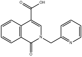 1-OXO-2-(2-PYRIDINYLMETHYL)-1,2-DIHYDRO-4-ISOQUINOLINECARBOXYLIC ACID