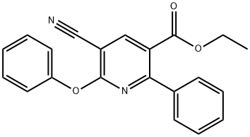 ETHYL 5-CYANO-6-PHENOXY-2-PHENYLNICOTINATE