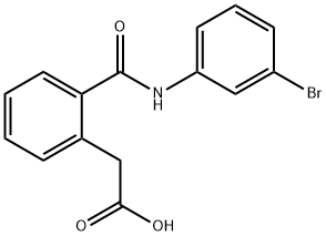 Benzeneacetic acid, 2-[[(3-bromophenyl)amino]carbonyl]-