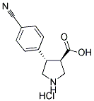 (TRANS)-4-(4-CYANO-PHENYL)-PYRROLIDINE-3-CARBOXYLIC ACID-HCL