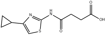 N-(4-CYCLOPROPYL-THIAZOL-2-YL)-SUCCINAMIC ACID