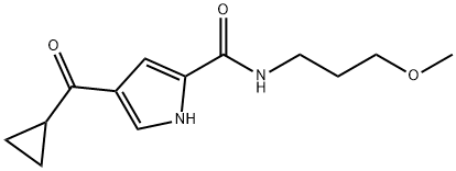 4-CYCLOPROPANECARBONYL-1H-PYRROLE-2-CARBOXYLIC ACID (3-METHOXY-PROPYL)-AMIDE