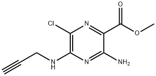 METHYL 3-AMINO-6-CHLORO-5-(PROP-2-YNYLAMINO)PYRAZINE-2-CARBOXYLATE