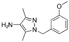 1-(3-METHOXY-BENZYL)-3,5-DIMETHYL-1H-PYRAZOL-4-YLAMINE