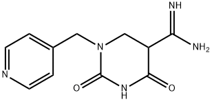 5-Pyrimidinecarboximidamide, hexahydro-2,4-dioxo-1-(4-pyridinylmethyl)-