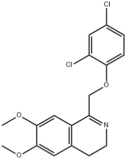 Isoquinoline, 1-[(2,4-dichlorophenoxy)methyl]-3,4-dihydro-6,7-dimethoxy-