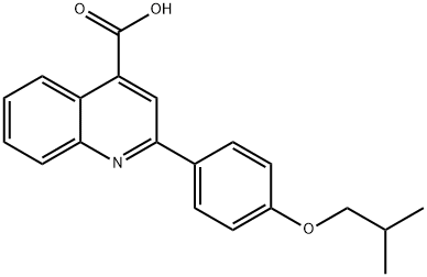 2-(4-异丁氧基苯基)-喹啉-4-羧酸