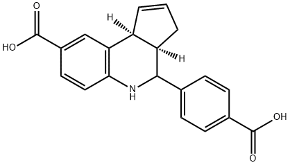 (3AR,9BS)-4-(4-CARBOXYPHENYL)-3A,4,5,9B-TETRAHYDRO-3H-CYCLOPENTA[C]QUINOLINE-8-CARBOXYLIC ACID