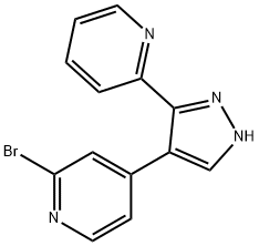 2-溴-4-[3-(2-吡啶)-1H-吡唑-4-基]吡啶