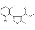 3-(2,6-Dichlorophenyl)-5-methyl-4-isoxazolylcarboxylic Acid Methyl Ester