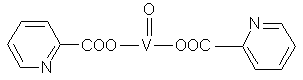 Bis(2-pyridinecarboxylato)oxovanadium(IV)