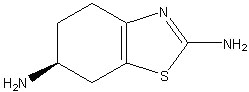 R-2,6-Diamino-4,5,6,7-tetrahydroben-zothiazole