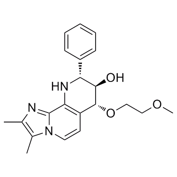 Imidazo[1,2-h][1,7]naphthyridin-8-ol, 7,8,9,10-tetrahydro-7-(2-methoxyethoxy)-2,3-dimethyl-9-phenyl-, (7R,8R,9R)-