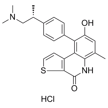 (R)-9-[4-[1-(Dimethylamino)propan-2-yl]phenyl]-8-hydroxy-6-methylthieno[2,3-c]quinolin-4(5H)-one Hydrochloride