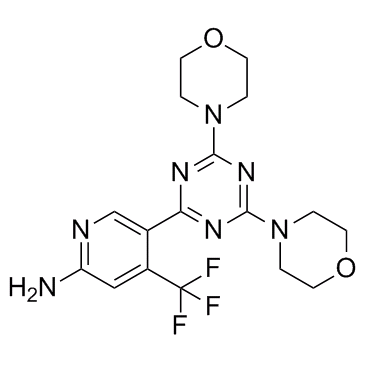 5-(4,6-二-4-吗啉基-1,3,5-三嗪-2-基)-4-(三氟甲基)-2-吡啶胺