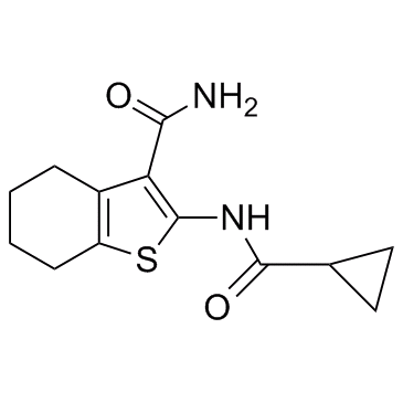 2-(cyclopropanecarboxamido)-4,5,6,7-tetrahydrobenzo[b]thiophene-3-carboxamide