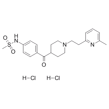 N-[4-[[1-[2-(6-Methyl-2-pyridinyl)ethyl]-4-piperidinyl]carbonyl]phenyl]methanesulfonamide  dihydrochloride