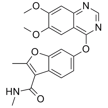 6-[(6,7-Dimethoxy-4-quinazolinyl)oxy]-N,2-dimethyl-3-benzofurancarboxamide