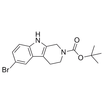 tert-butyl 6-bromo-3,4-dihydro-1H-pyrido[3,4-b]indole-2(9H)-carboxylate