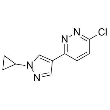 Pyridazine, 3-chloro-6-(1-cyclopropyl-1H-pyrazol-4-yl)-